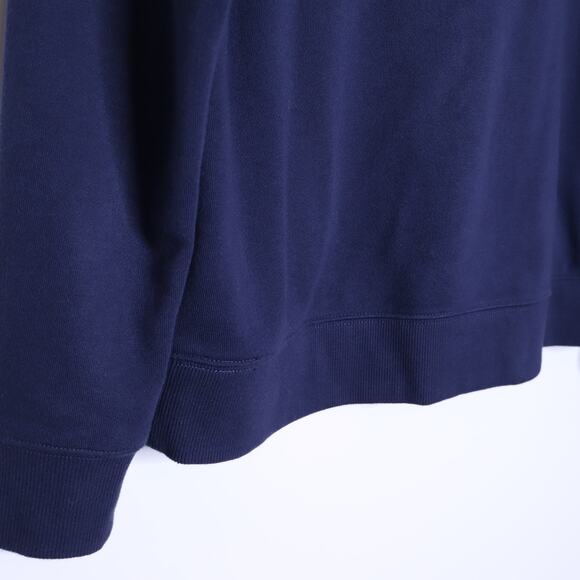 VINEYARD VINES Polo Popover Sweatshirt Navy Blue Long Sleeve Women's M - Picture 7 of 10